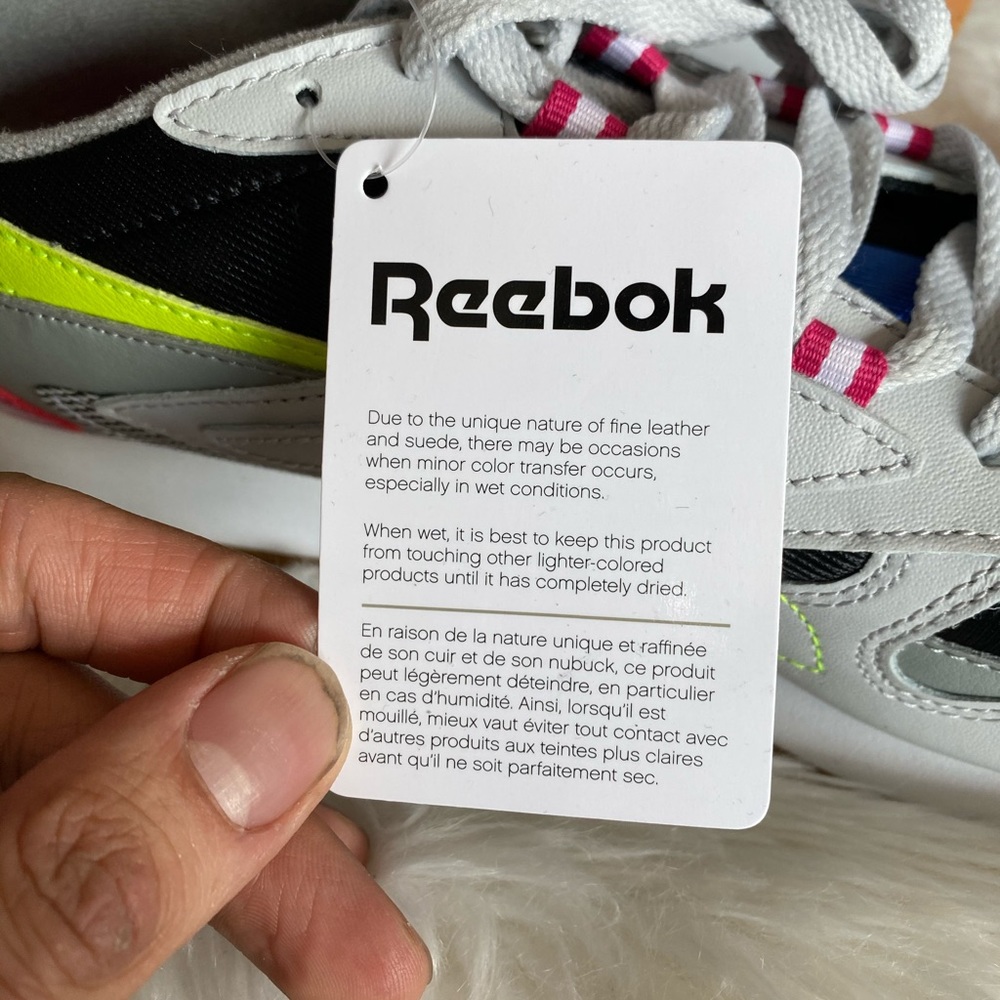 Reebok - ATI 90's - Grey Black Pink - Mens 9.5 - Picture 7 of 8